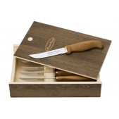 1440016 Marttiini Rinkinys Marttiini Gourmet Steak knives 6 pcs, wooden box - Ašmens ilgis (mm): 100