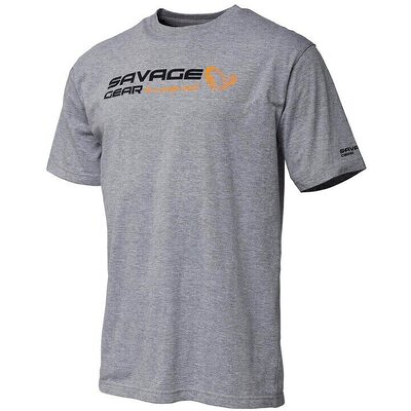 Marškinėliai Savage Signature Logo T-Shirt Grey Melange