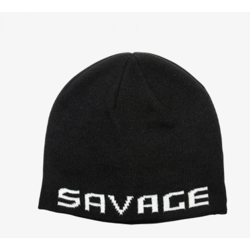Kepurė Savage Gear Logo Beanie One Size Rock Grey/Orange