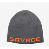73738 Kepurė Savage Gear Logo Beanie One Size Rock Grey/Orange