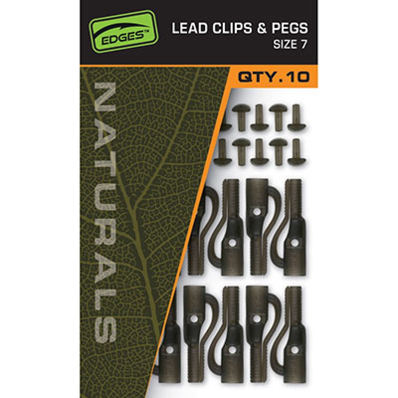 Fox Edges Naturals Camo Lead Clip švino laikikliai Fox Edges Naturals Camo Lead Clip švino laikikliai