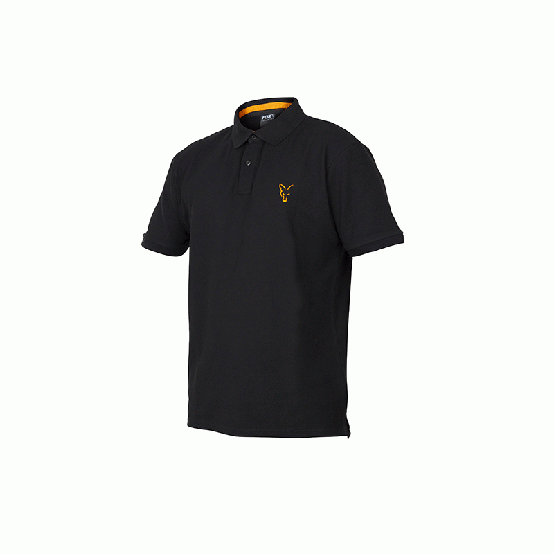 Polo marškinėliai Fox Coll Black orange Polo Shirt 