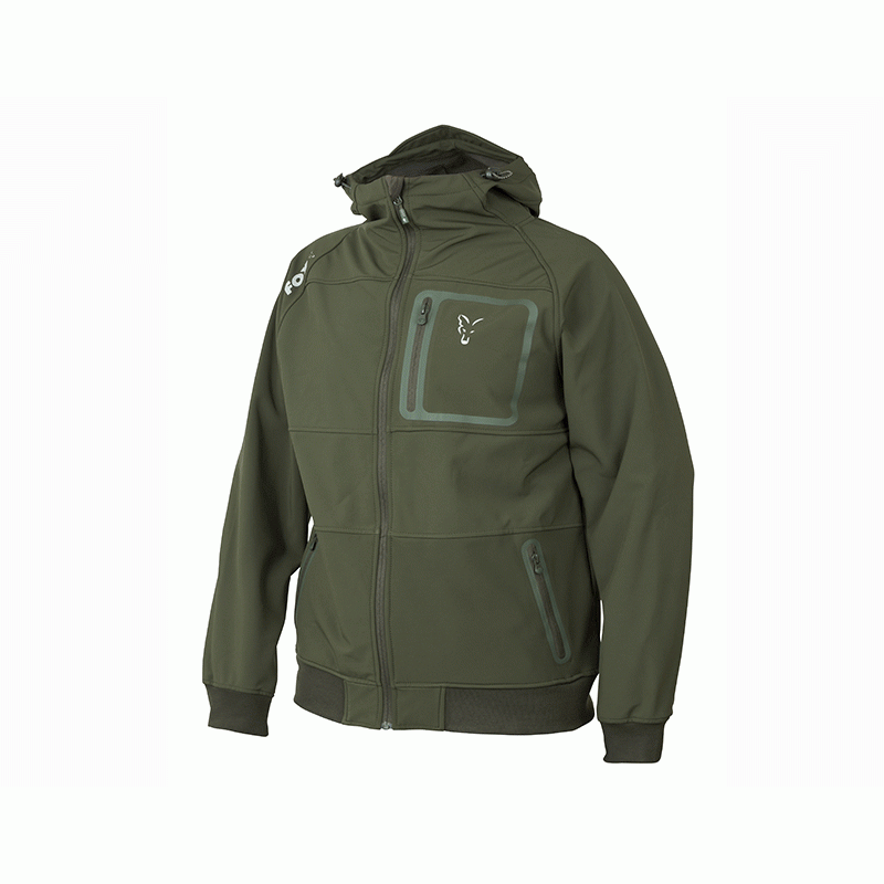 fox green silver hoodie
