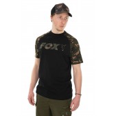 Marškinėliai Fox Black / Camo Raglan T 