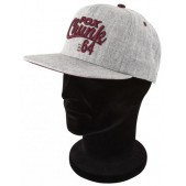 Cepure ar snīpi Fox Chunk Grey/Burgundy Twill Baseball Cap Cepure ar snīpi Fox Chunk Grey/Burgundy Twill Baseball Cap