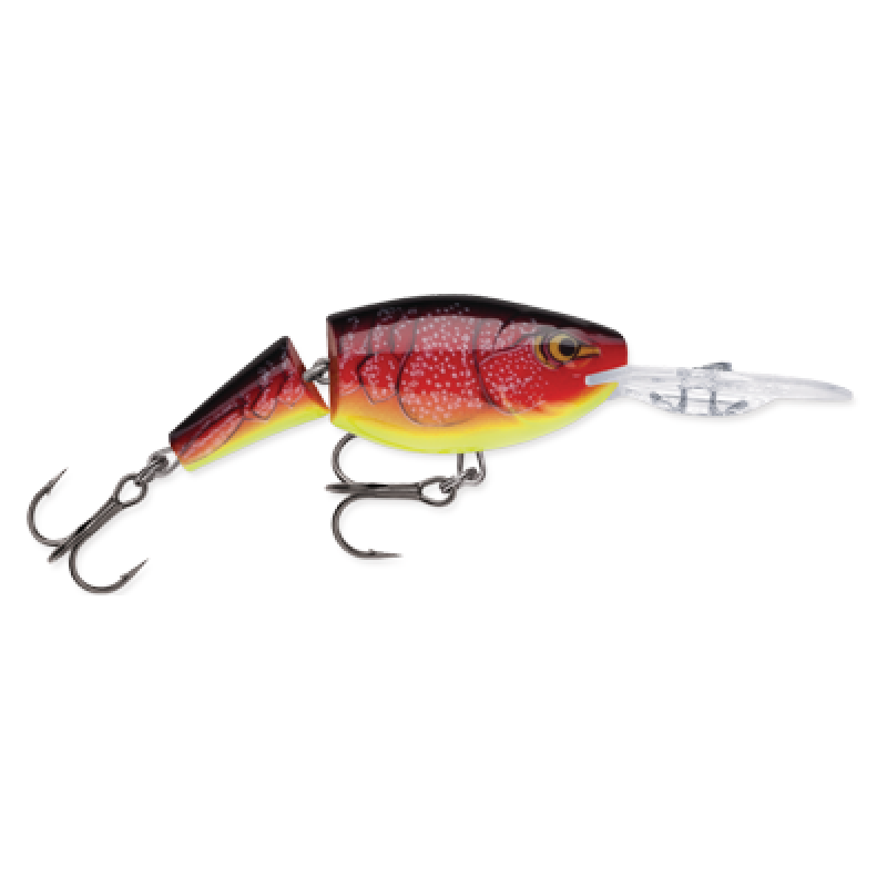 Jointed Shad Rap 07 Fire Crawdad