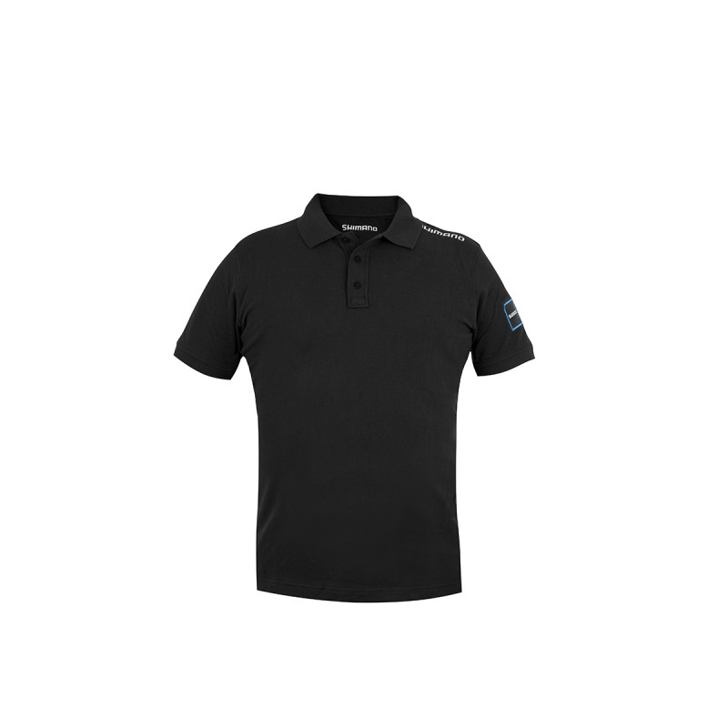 Polo marškinėliai Shimano Black