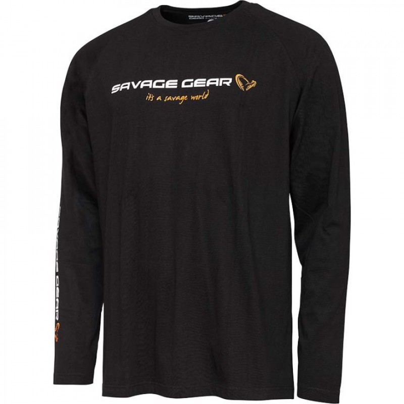 Marškinėliai Savage Gear Signature Logo Long Sleeve T-Shirt 