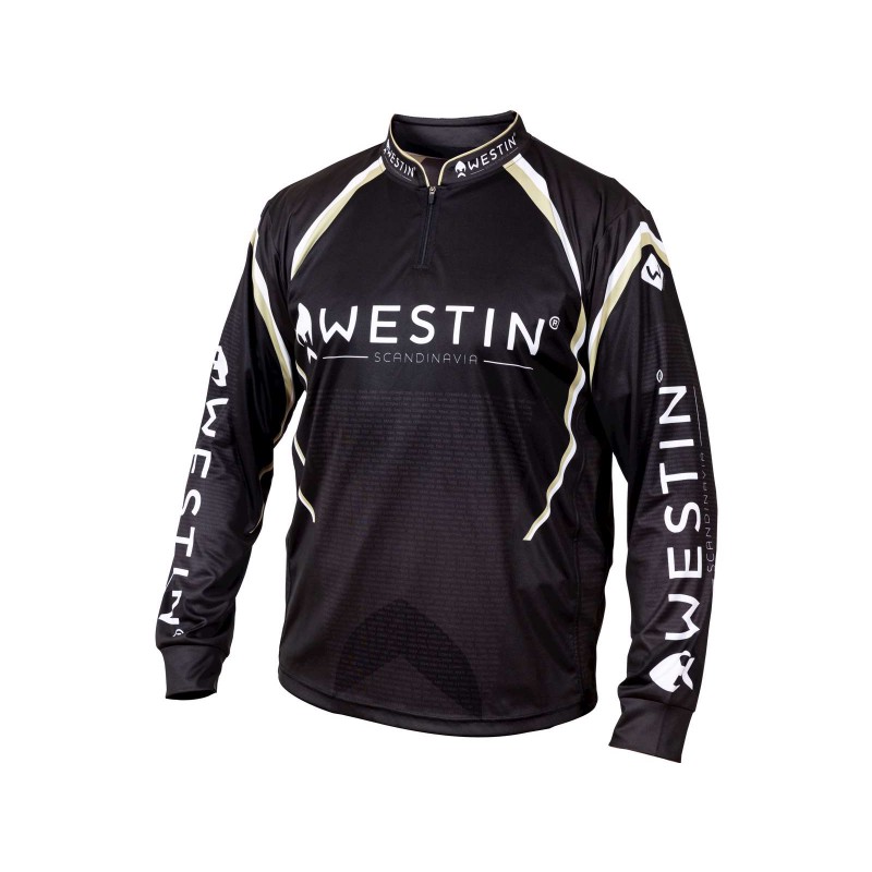 Westin marškinėliai LS Tournament Shirt Black/Grey