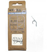 Atora Method Ultra feeder pavadėliai fluorocarbon su adatėle