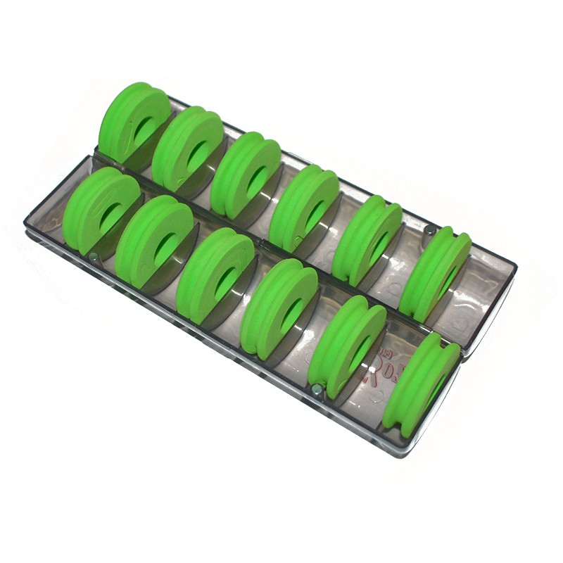Carp Zoom pavadėlinė EVA Hook Link Spool Set 12