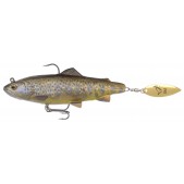 57416 Guminukas Savage Gear 4D Trout Spin Shad 03-Dark Brown Trout