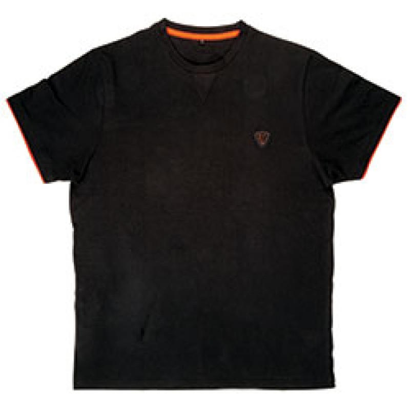 Fox Black Orange T-Shirt Marškinėliai M