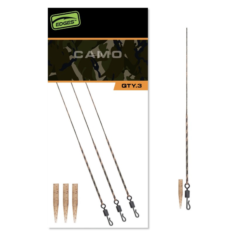 Fox Naturals Submerge Leadcore Leaders 40lb 3vnt