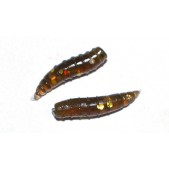 80-7639 Fil Fishing Filex Maggots Dirbtinės Musės lervos 15mm 30vnt FF04 Bronze Glitter