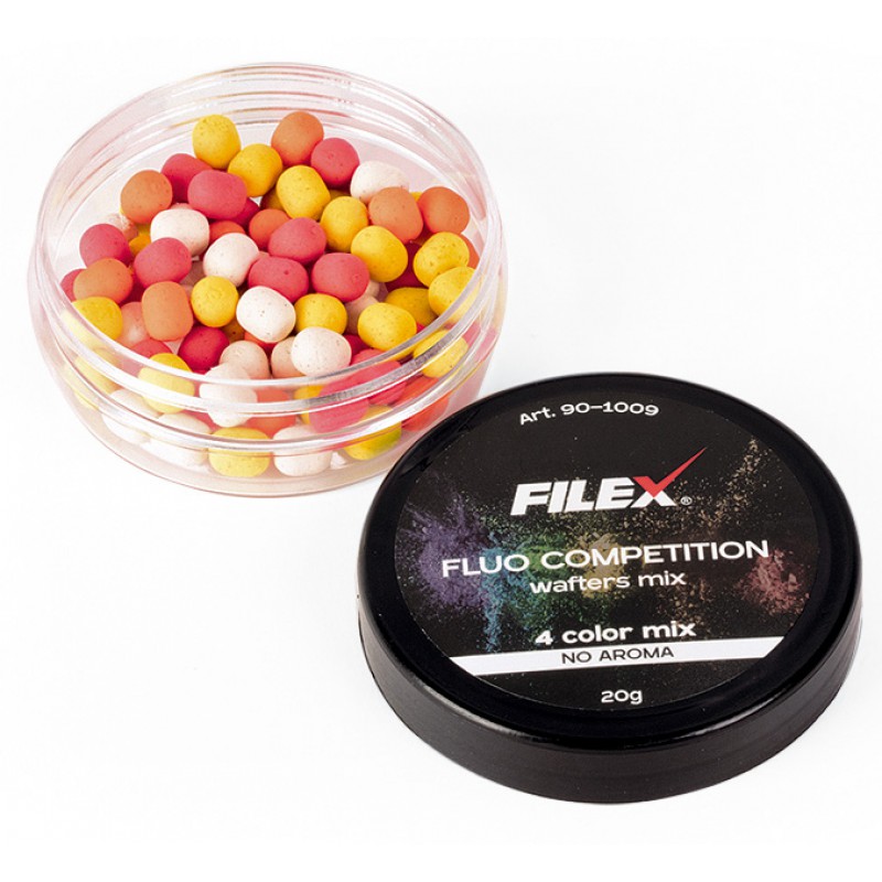 Filex Fluo Competition Wafter Color mix bekvapiai Filex Fluo Competition Wafter Color mix bekvapiai