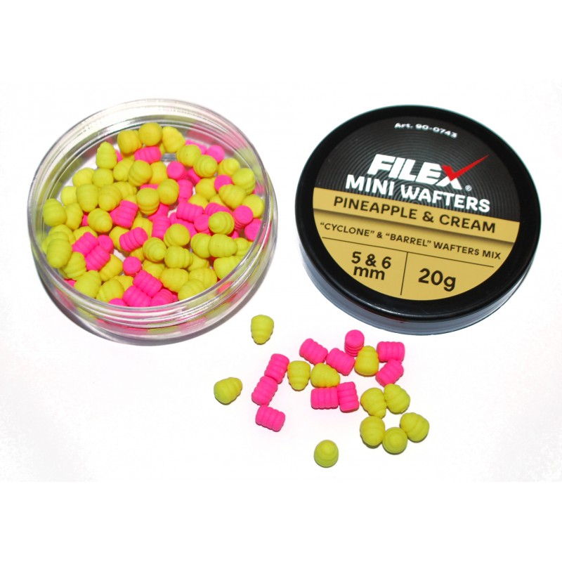 Filex Mini wafters Cyclone & Barrel mix Boiliukai