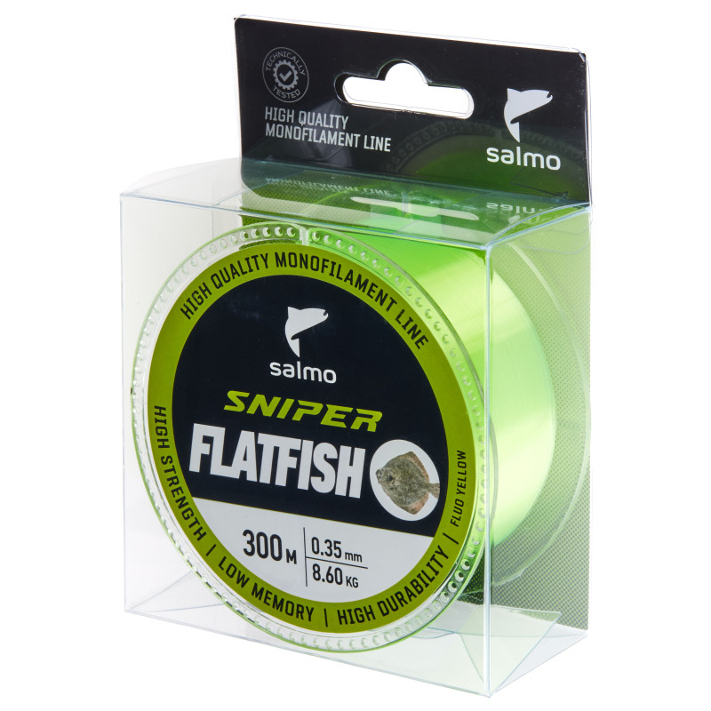 Valas Salmo Sniper Flatfish Fluo Yellow 