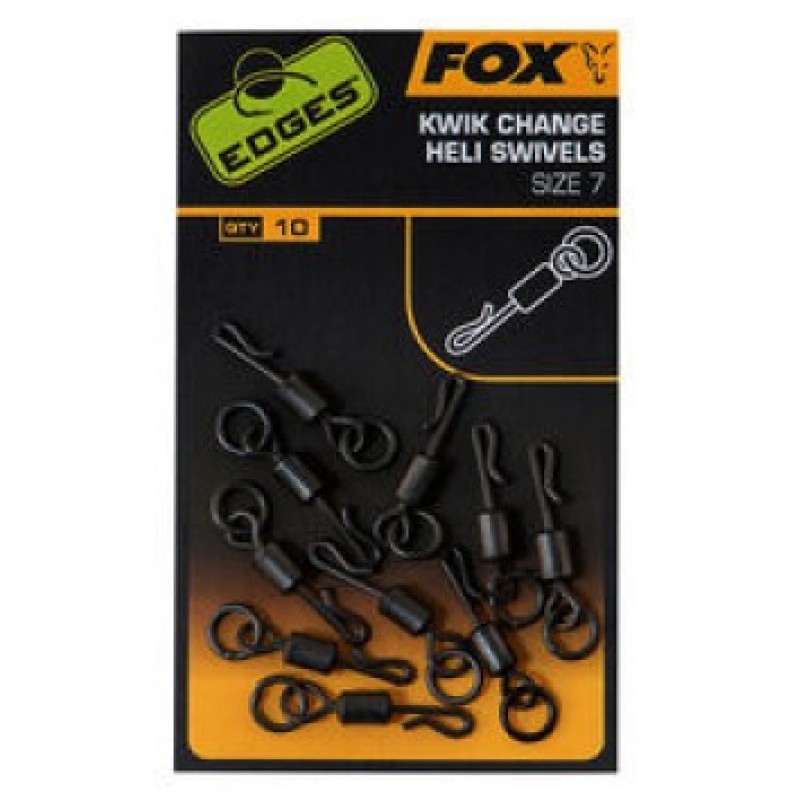 Fox Kwik Change Heli Swivels Size 7