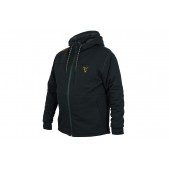 Bliuzonai Fox collection Black / Orange Sherpa hoodie