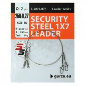 Plieniai pavadėliai Gurza Steel 1x7