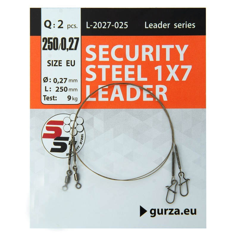 Plieniai pavadėliai Gurza Steel 1x7