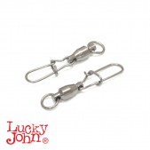 Suktukas su karabinu Lucky John Pro Ball Bearing Swivel